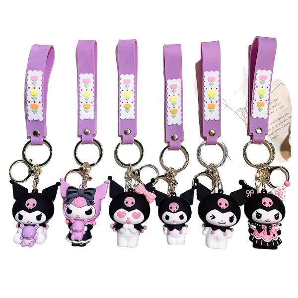 Custom Soft PVC Keychain Soft Rubber Keychains Silicone Keyring Personalized PVC Rubber 3D Customized Key Chain with Logo