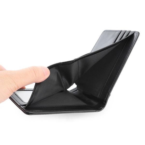 Portefeuille en cuir en sous-limatation, ouvert et compact, personnalisé