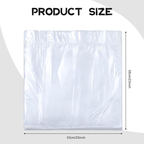 Disposable Foot Tub Liner Portable Bath Basin Bags Plastic Pedicure Spa Bags Thin Large Foot Bath Liners Disposable