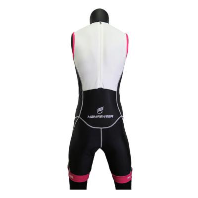 Roupa do Triathlon de mulheres de adultos, terno do Triathlon da juventude respirável