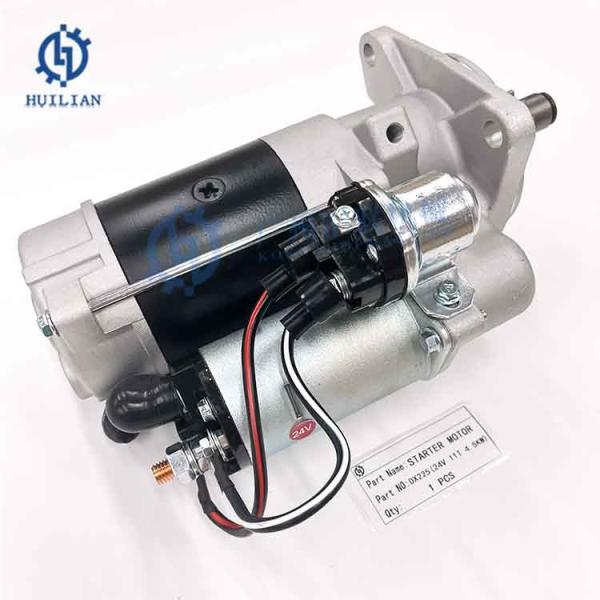 DX225 24V 11T 4.5KW Engine Starter Motor For Excavator Machinery Engine Parts