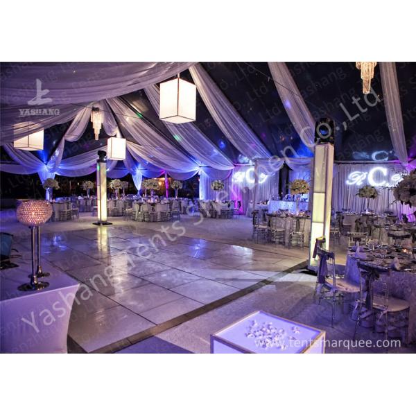 15X20 200 Seater Luxury Wedding Tents A Frame Shape 100 Km/H Wind Resistance