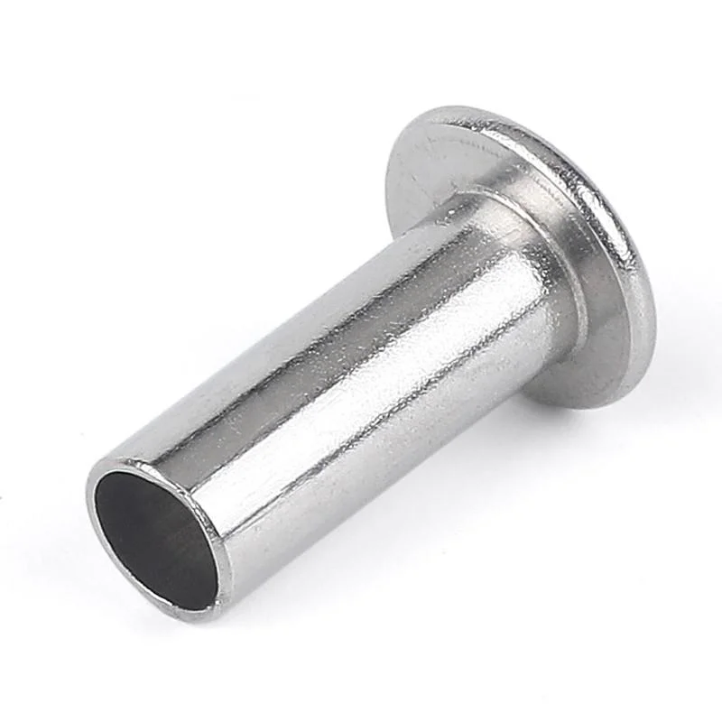 Stainless Steel Flat Head Half Rivet DIN 6792 Cold Forging