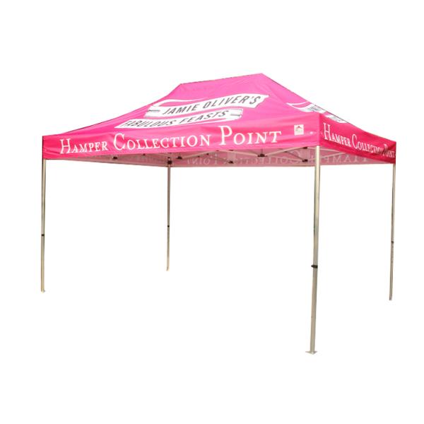 Advertising Folding Canopy Tent 3x4.5 Aluminum Structure Easy Installation