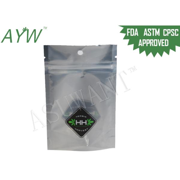 Inside Foil Medical Weed k Bags FDA Passed With Kush Weed Logo