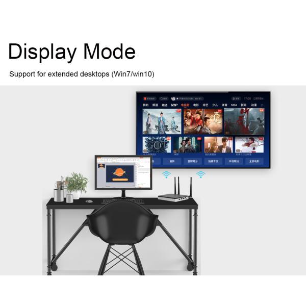 Алюминиевый беспроводной передатчик системы 30Hz 1080P беспроводной HDMI представления 4k