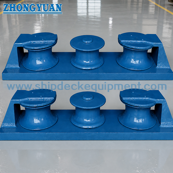 Marine Three Roller Chock | Casting Steel Roller Chock for Ship Mooring