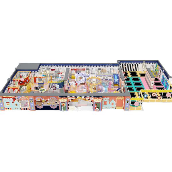 Custom Indoor Playground Equipment Commercial Indoor Playhouse Equipment Baby King Theme