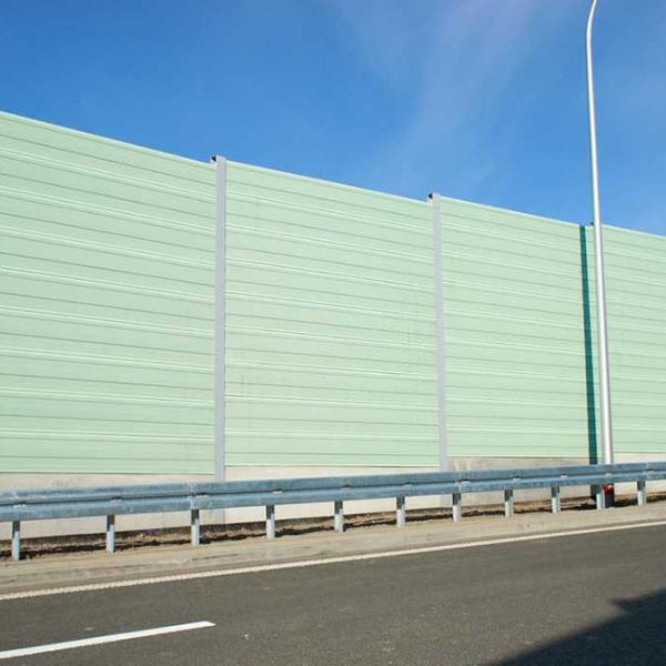 Железнодорожная перфорированная металлическая акустическая панель Стеновая шумозащитная перегородка