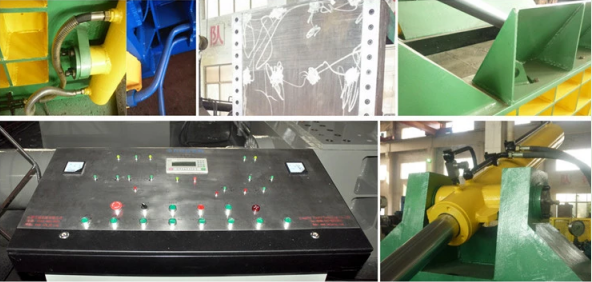 Y81Q-1600 horizontal hydraulic scrap copper metal baler