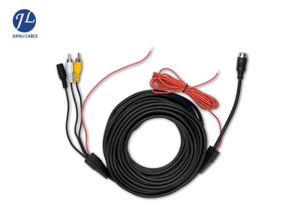 6M RCA Video Cable For Car Rear View Backup Camera Bus Truck Caravan 12V-24V