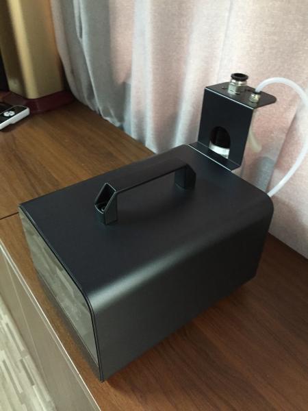 DC12V Mirror Panel  HVAC Hotel Scent Diffuser Black , 500ml / 5l Oil Bottle Air Aroma Humidifier DW5000