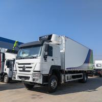 HOWO Carrier Frozen Meat Transport Refrigerated Freezer Van 16ton Capacity Refrigerator Van Truck