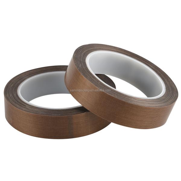 Коричневая лента из стекловолокна с покрытием из ПТФЕ для сварки и уплотнения пояса ширина 13/15/19/25/30/50 мм