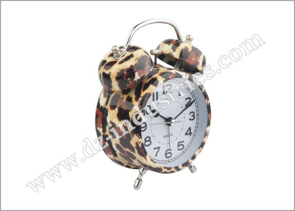 Quartz clock Floral alarm clock with 6 designs