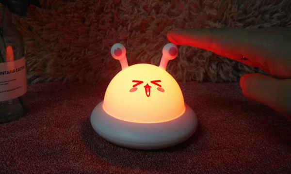 Rechargeable Cute Night Lamps LED Animal Night Light Colorful Silicone Night Light For Kids