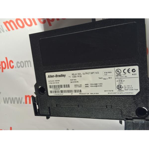 MÓDULO 1500 de la MEMORIA de los módulos 1764-MM1RTC MICROLOGIX de Allen Bradley CON larga vida REAL