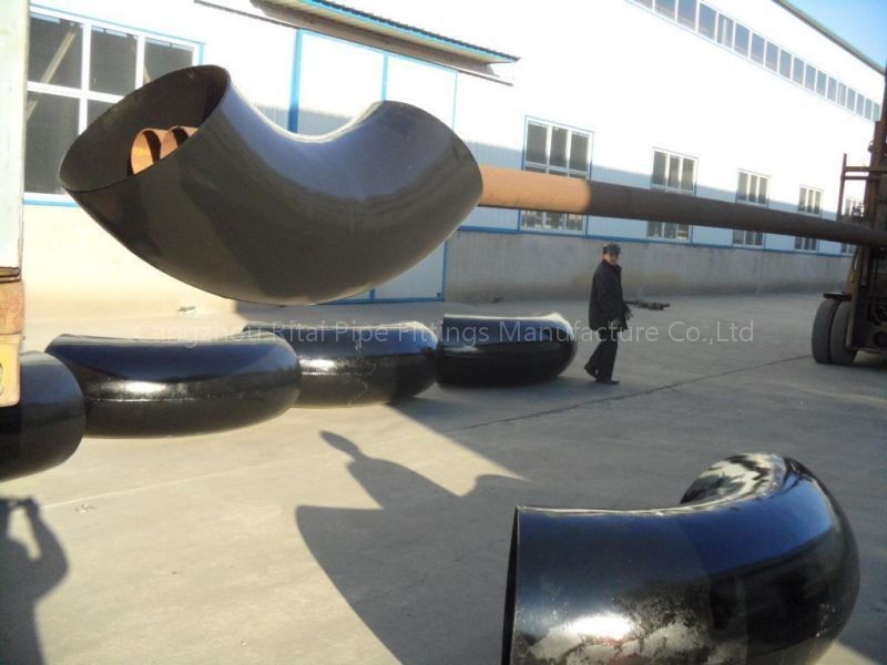 Труба 3400NB ASME большая проталкивает сварное соединение встык морской пехотинец размера углерода 45 градусов стальной большой