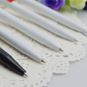 Factory hot selling and high quality plastic rubber square shape hotel pen