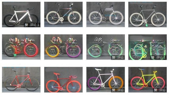 Taiwan Aluminium CE Single Speed Tracking Fixed Gear Fixie Bike 58CM for USA Market