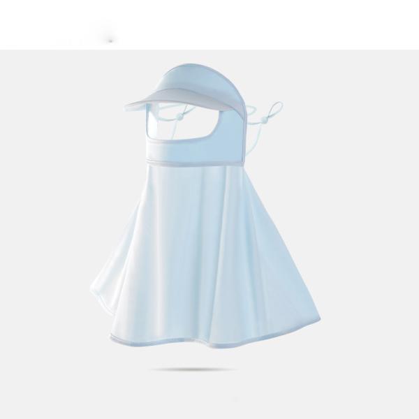 CLASSIC Design Style Outdoor Sunhat with Face Mask Breathable Beach Ladies Visor Hat