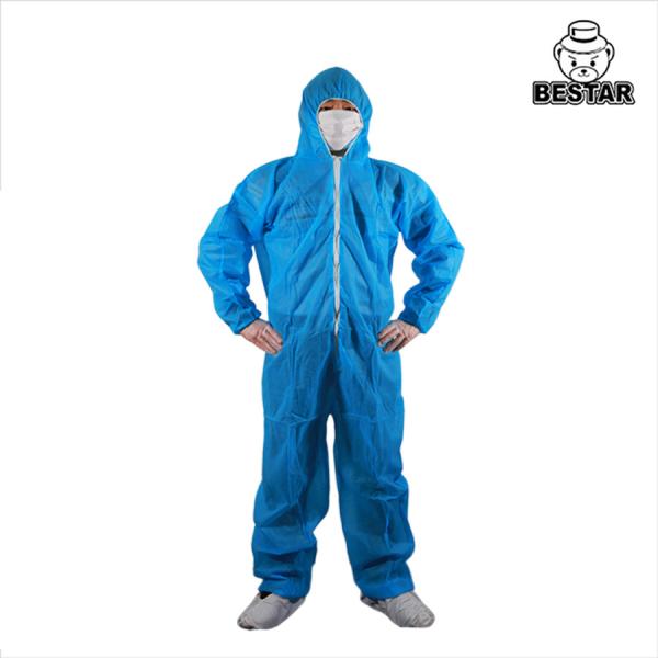 Nonwoven SPP Polypropylene Disposable Protective Coverall for Food Industry