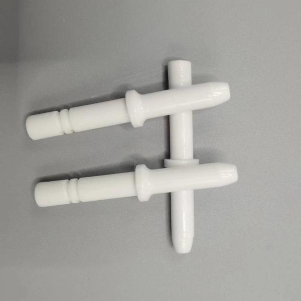 Gas Ignition Needle 99% White Alumina Ceramic Products AL2O3 White Ceramic Ignition Head
