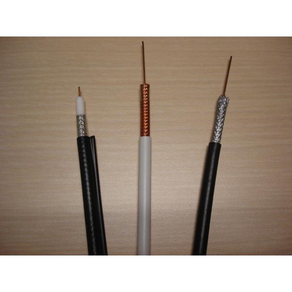 CATV RG6 Coaxial Cable With Jelly 75 ohm Cable With Bare Solid Copper Conductor
