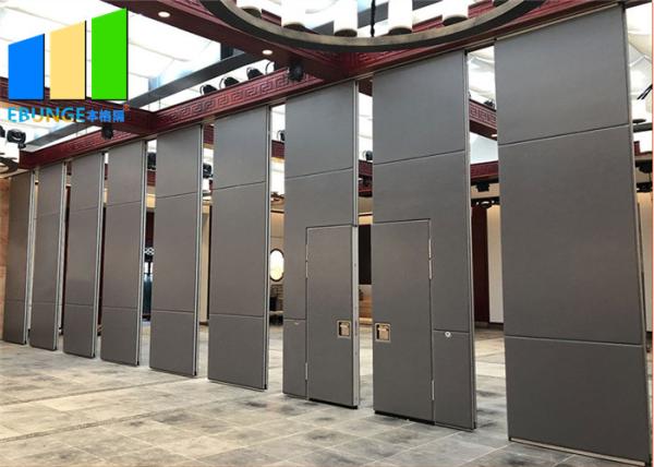 Cloisons de séparation coulissantes insonorisées mobiles pour le restaurant