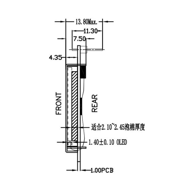 1,54» модулей дисплея 128x64 OLED, экран I2C OLED со всеми углами наблюдения