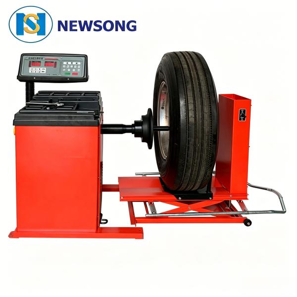 1200mm 550W 13 - 24 Bus Wheel Balancer Machine Vehicle Service Equipment