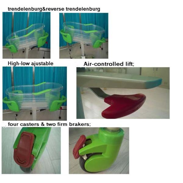 Safety Hospital Baby Beds Hospital Cribs Bed Height And Head Adjustable Cradle Neonatal ALS-BB01