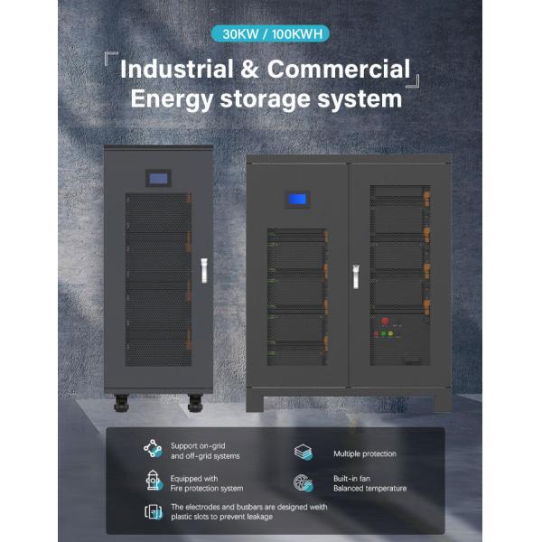 IP65 Protection Class Industrial and Commercial Energy Storage L*W*H 574*395*974mm