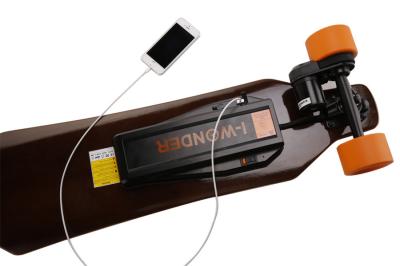 Brushless Remote Control Electric Longboard 1200W 24V / 8.8A With Hall Sensor Motor