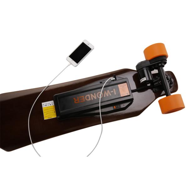 Brushless Remote Control Electric Longboard 1200W 24V / 8.8A With Hall Sensor Motor