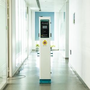 OCPP Platform CCS 2 Fast Charger 43KW Floor Stand For Electric Cars