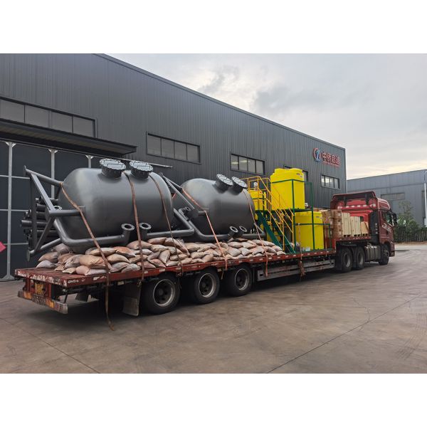 Quartz Sand Filter Wastewater Treatment Tank For Swimming Pool Suspended Solids And Sediment