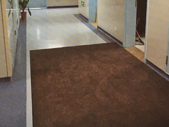 Hotel Entrance Front Door Mat Indoor Grease proof synthetic rubber Backing
