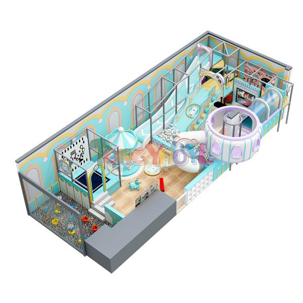 Green Multi Functional Play Soft Indoor Playground Children Playground