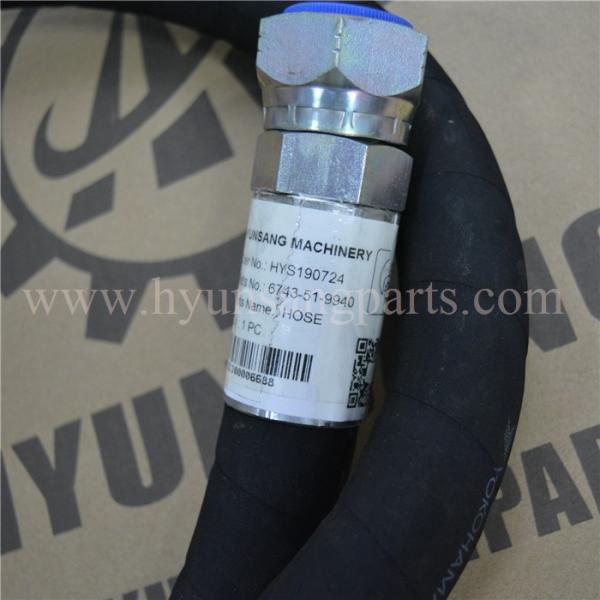 6743-51-9940 Excavator Hydraulic Hose  6743-51-9930 for Komatsu  PC300-7 PC360-7