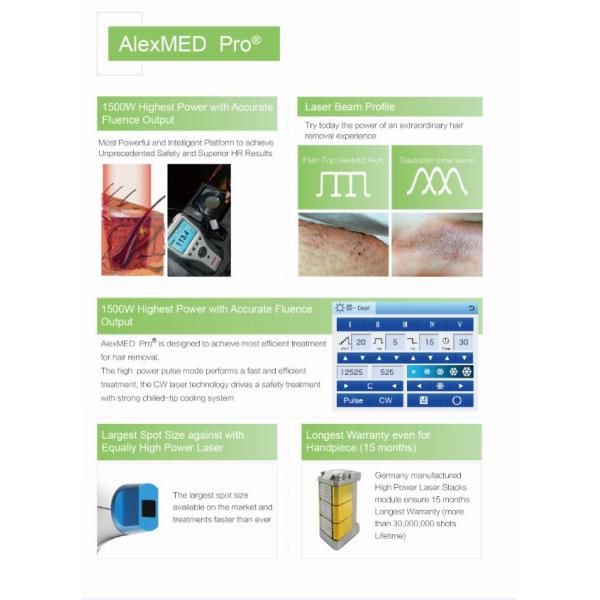 Цвет 755нм 808нм 1064нм лазера диода длины волны тройки наивысшей мощности 1000в новый