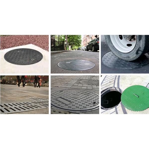 Круглый тип дуктильная железная крышка люка ЭН124 Д-400 К250 30-50 лет жизни