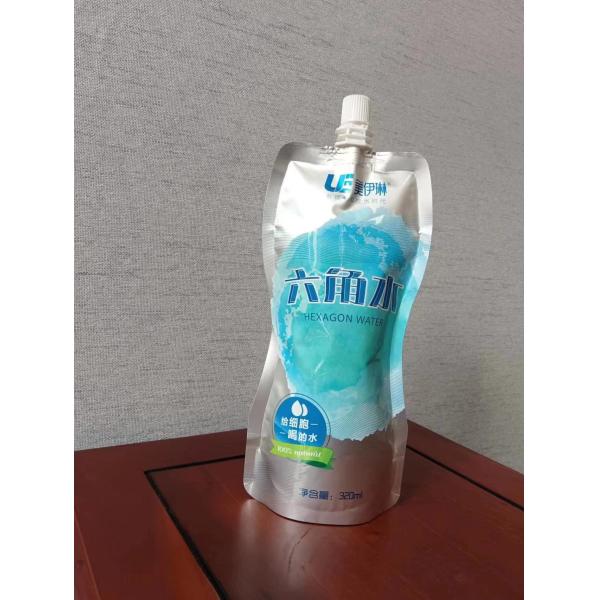 La bolsa de plástico compuesta lisa Tearproof que chupa el bolso adaptable