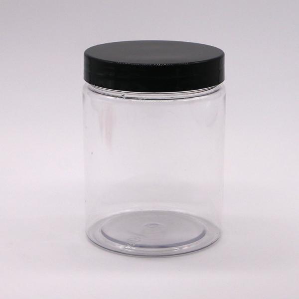 300cc ПЭТ широтные пластиковые бутылки для хранения пищи с алюминиевой крышкой для вкусных закусок