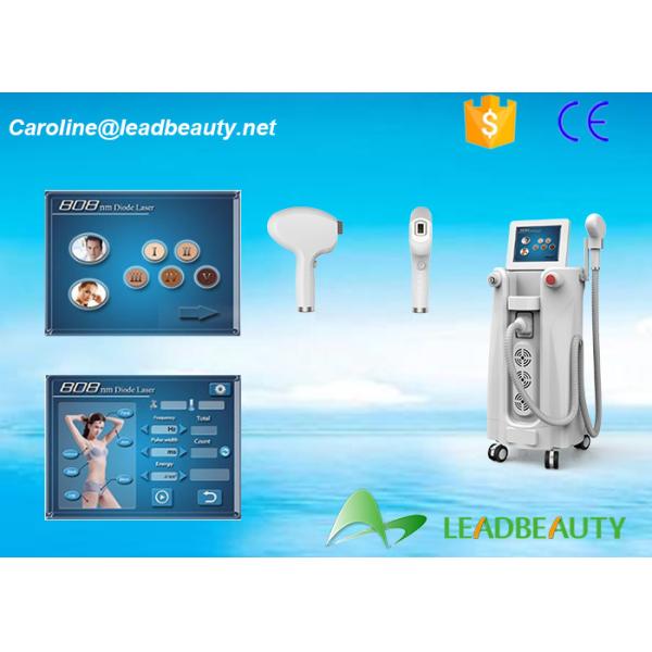 Commercial 808nm Diode Laser Hair Removal , laser depilation machine vertical type