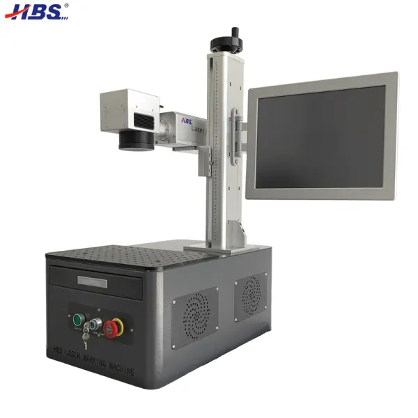 Monthly Deals 20W Desktop Fiber Laser Marking Machine /Laser Engraving Machine Raycus Laser Source for Metal