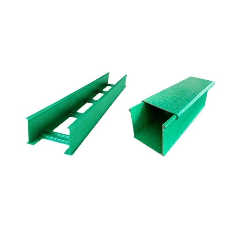 Green 150mm X 75mm Frp Cable Tray With Cover