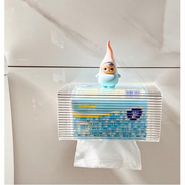 Настенный акриловый тканевой коробка держатель для кухни гостиницы ванной