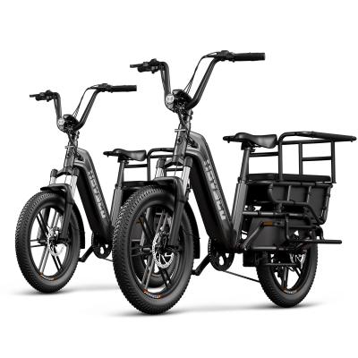 Eu  Electric Bike TST Ebike Long Range E Bike Large Capacity Fat Tire  Alloy 250w 15ah Cargo E Bikes