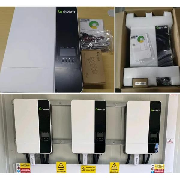 Growatt SPF 5000ES 48V 3500W 5000W MPPT Inversor solar para soluciones de energía fuera de la red